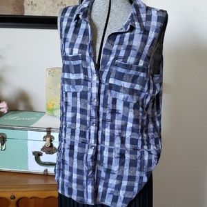 Rock & Republic button up tank